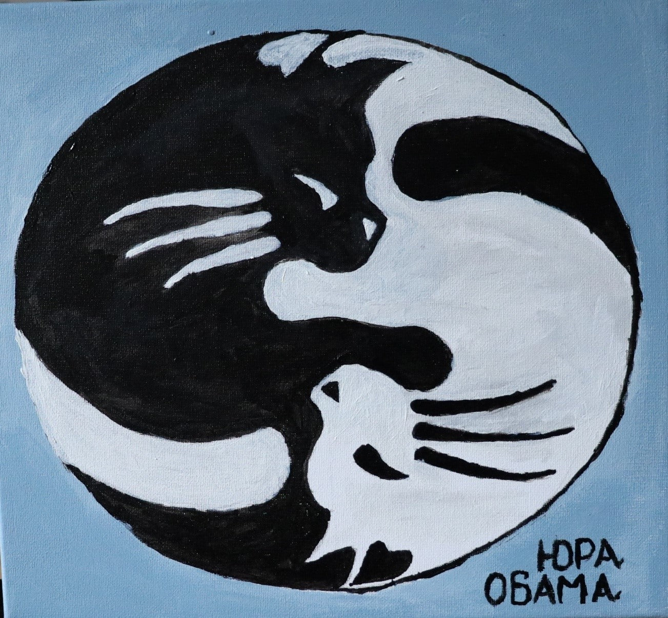 Yin-yang cats