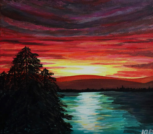 Last rays of light